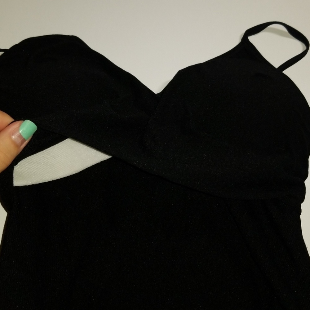 Tank Top with Attached Bra and adjustable straps - Picture 5 of 6